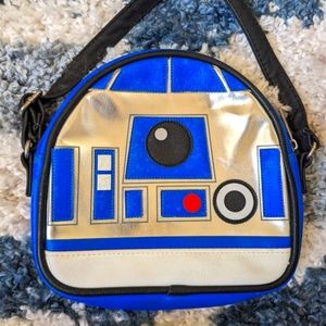 Disney Star Wars Loungefly R2-D2 Crossbody Bag Purse Droid R2D2